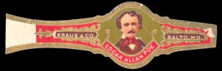 Edgar Allan Poe cigar band