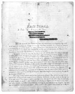 Manuscript of Hans Phaall - p. 1 [thumbnail]