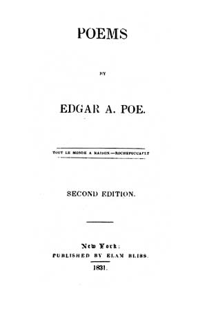  Poems (1831) - title page