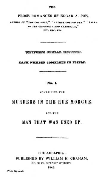 The Prose Romances (1840) - title page