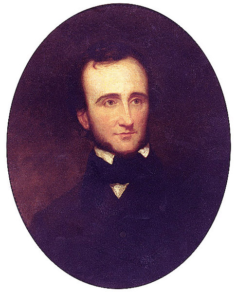 Painting of Edgar Allan Poe