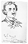Lithograph of Edgar Allan Poe [thumbnail]