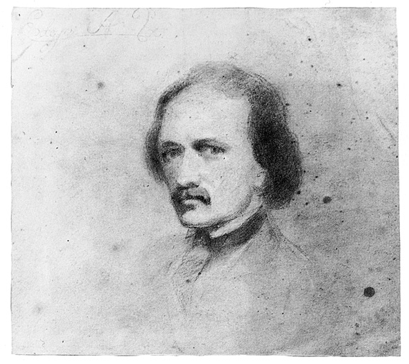 Spurious portrait of Edgar Allan Poe