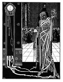 Illustration by Harry Clarke for The Masque of the Red Death, 1919