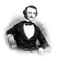 Engraving of Edgar Allan Poe