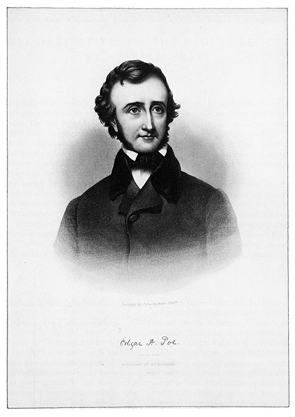 Engraving of Poe