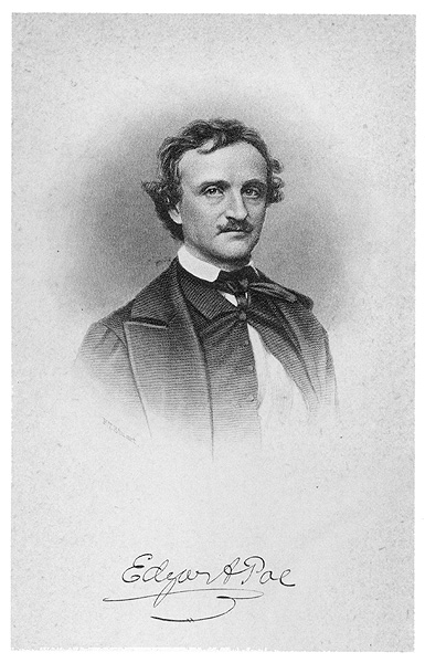 Engraving of Poe