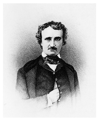 Engraving of Edgar Allan Poe