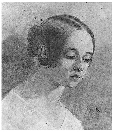 Spurious portrait of Virginia Clemm Poe