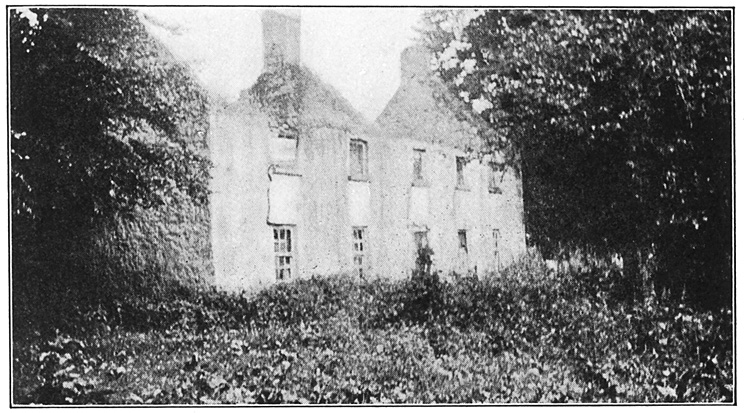 Photograph of ruins of the home of David Poe, Dring, County Cavan, Ireland