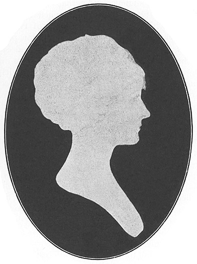 Silhouette of Harriet Ann L'Estrange Snowden Usher