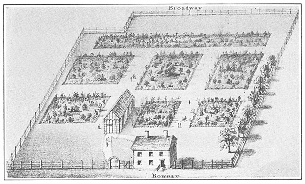 Lithograph of Vauxhall Garden, 1803