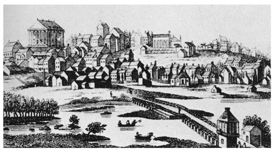 Maverick engraving of early Richmond