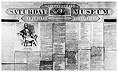 Biography of Edgar Allan Poe in Philadelphia Saturday Museum, February 25, 1843 [thumbnail]