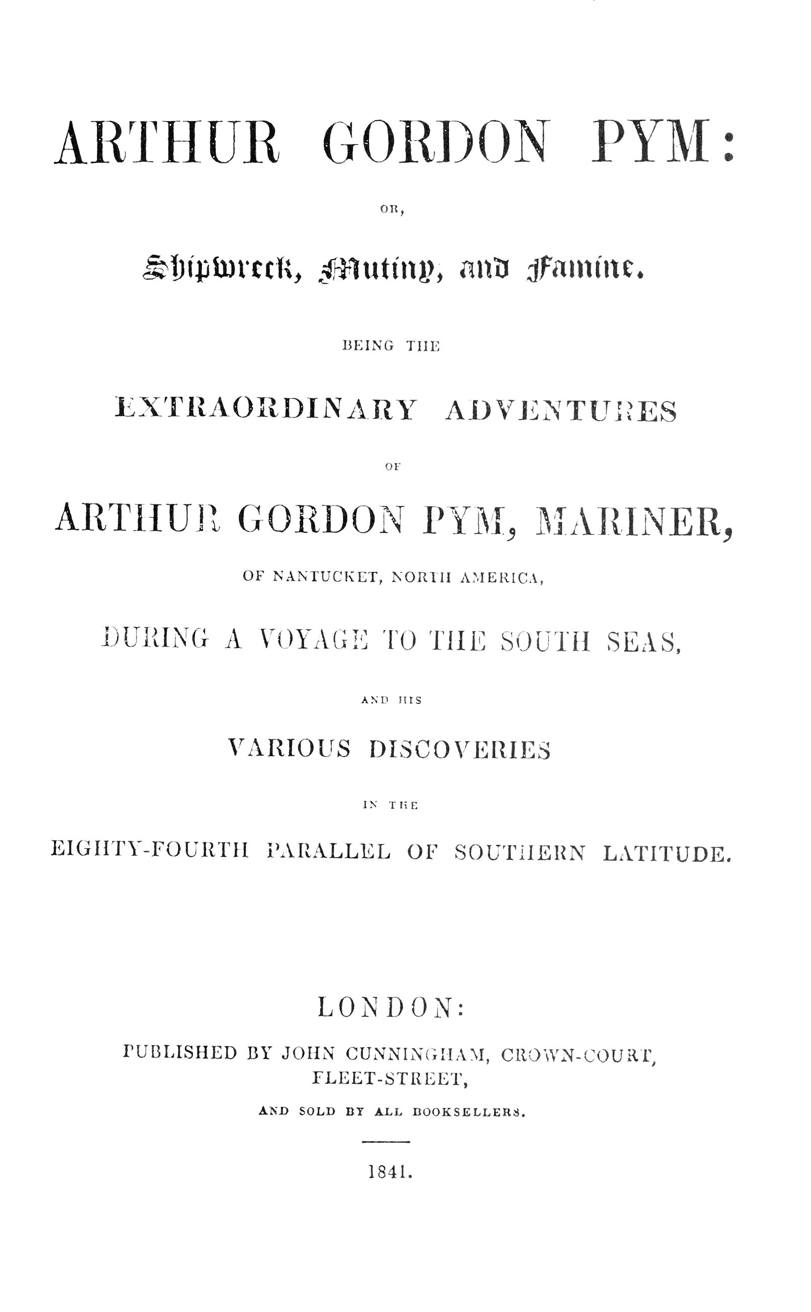 Pym Title Page 1841