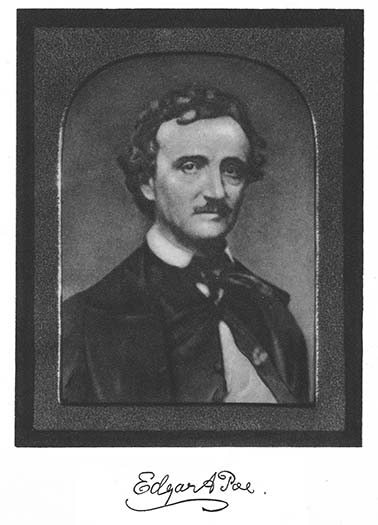 Silhouette of Edgar Allan Poe