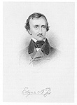 Engraving of Edgar Allan Poe [thumbnail]