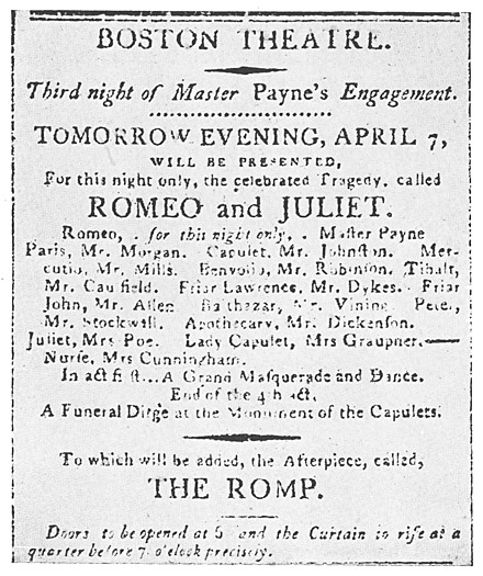 Boston Theatre, Press Notice, April 7, 1890