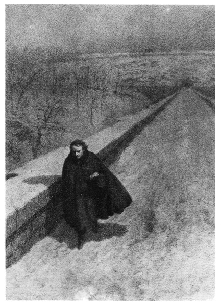 Edgar Allan Poe Walking High Bridge, by B. J. Rosenmeyer