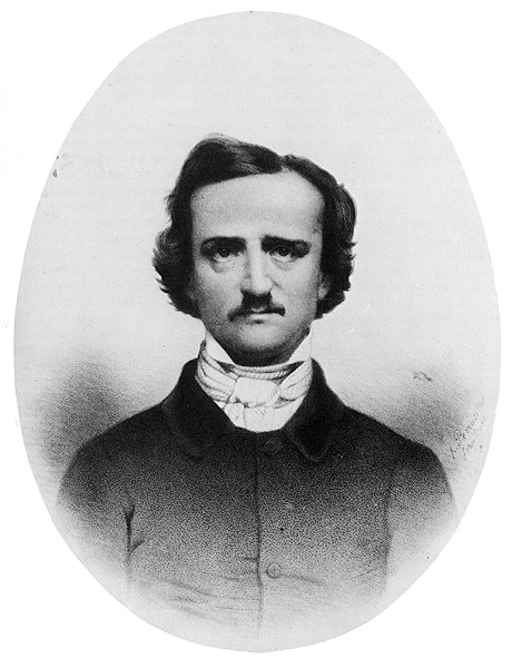 Lithograph of Poe