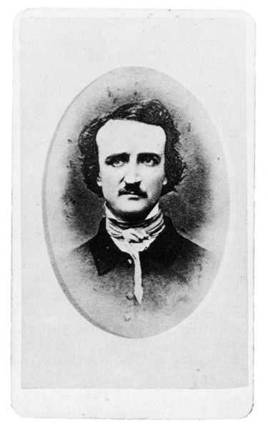 Carte-de-visite of Poe