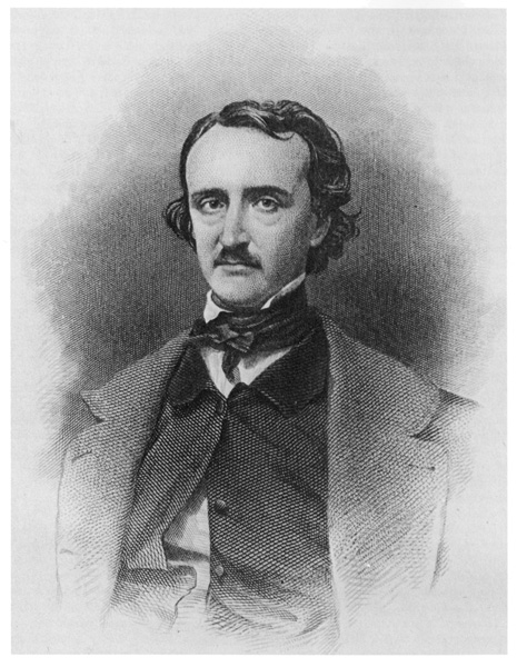 Engraving of Poe by Robert Anderson
