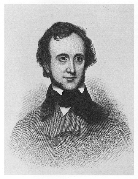 Engraving of Poe