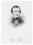 Engraving of Edgar Allan Poe [thumbnail]