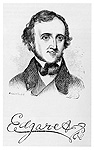 Engraving of Edgar Allan Poe [thumbnail]