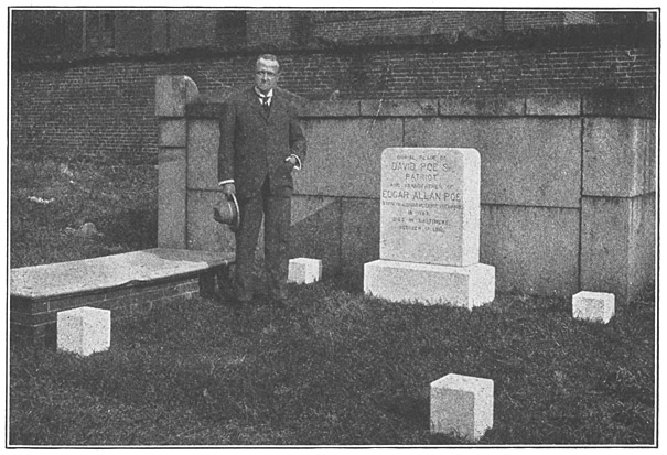 Photograph of the grave of David Poe, Westminster Churchyard, Baltimore, MD
