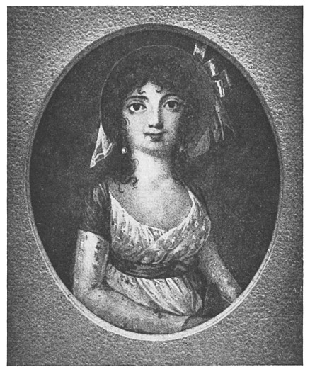 Painted portrait of Elizabeth Arnold Poe
