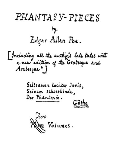Title page of Phantasy Pieces