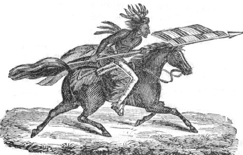 Indian on horseback